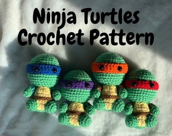 TMNT Plush Crochet Ninja Turtle Pattern PDF