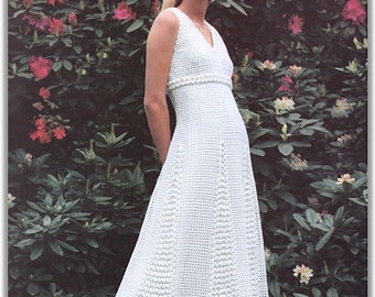 Vintage Summer Maxi Crochet Dress Pattern