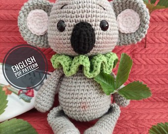 Koala Amigurumi Crochet Pattern, Easy PDF Guide