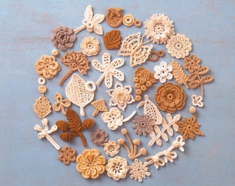 Irish Lace and Flower Crochet Pattern Tutorial