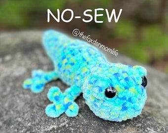 Echo: No-Sew Pocket Gecko Crochet Pattern