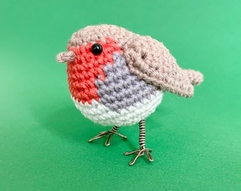 Robin Bird Amigurumi Crochet Pattern
