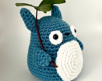 Easy Cute Mini Blue Totoro Crochet Pattern