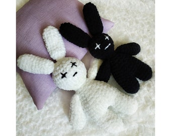 DIY Bad Bunny Crochet Plush Toy Patterns