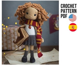 Cute Witch Amigurumi Crochet Pattern PDF Tutorial