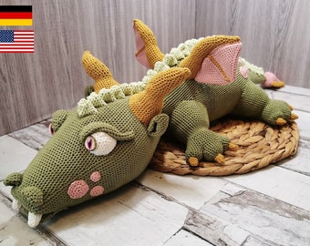XXL Zora the Dragon Crochet Pattern