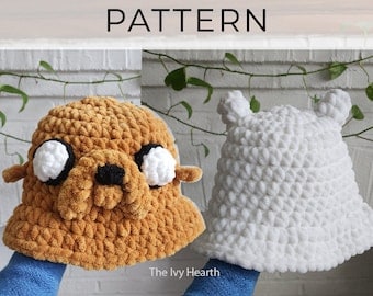 Adventure-Themed Crochet Bucket Hat Pattern 2-in-1