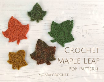 Step-by-Step Maple Leaf Crochet Pattern