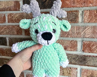 Baby Deer Christmas Crochet Amigurumi Pattern