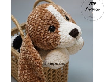 Bailey the Beagle Amigurumi Crochet Pattern PDF