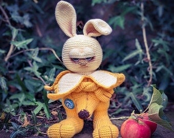 Amigurumi Banana Bunny Crochet PDF Pattern