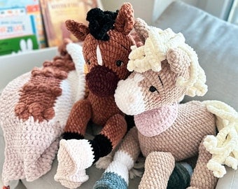 Penelope & Hermes Horse Foal Crochet Pattern