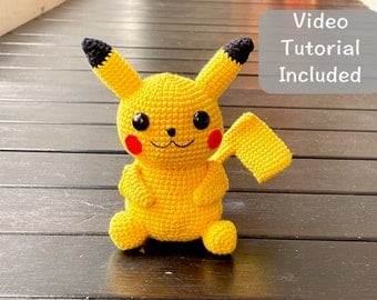 Easy Pikachu Amigurumi Crochet Pattern for Beginners