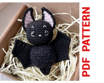 Amigurumi Baby Bat Crochet Pattern for Halloween