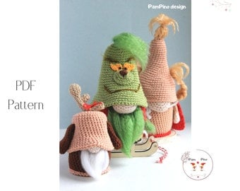 Amigurumi Grinch Gnome Crochet Pattern