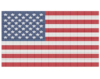 C2C American Flag Crochet Blanket Pattern