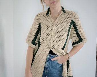 Relaxagon Crochet Pattern for Stylish Shirt