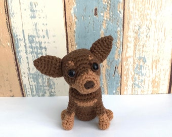 Chihuahua Amigurumi Crochet Pattern - PDF File