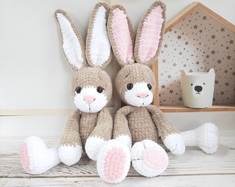 Bunny Crochet Pattern: Amigurumi PDF Tutorial