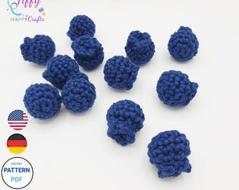 Amigurumi Blueberry Crochet Pattern PDF