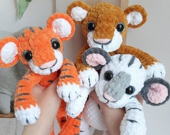 Amigurumi Crochet Pattern: Tiger & Lion Tutorial