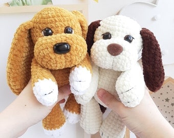 Crocheted Puppy Amigurumi Pattern - English PDF