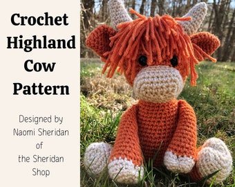 Highland Cow Crochet Pattern