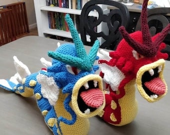 Amigurumi Gyarados Pokemon Go Crochet Pattern