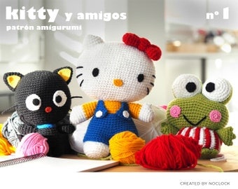 KITTY & FRIENDS Amigurumi Crochet Pattern No.1