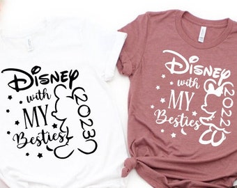 Disney Bestie Matching Shirts: Mickey & Minnie