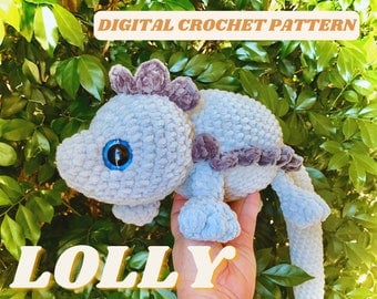 Crochet Bearded Dragon Lizard Toy Pattern