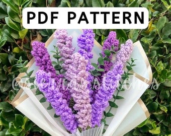 Lavender Crochet Flower Pattern