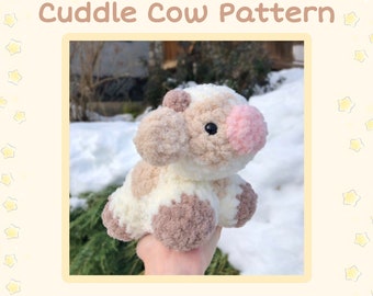 Cow Plushie Crochet Pattern: Cuddle Companion