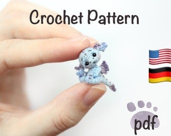 Amigurumi Dragon Crochet Pattern by NansyOops PDF