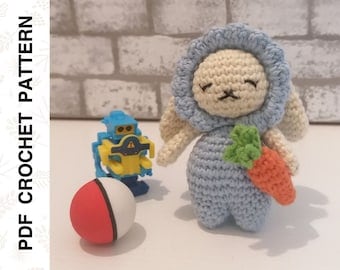 Miffy Bunny Amigurumi Crochet Pattern in English