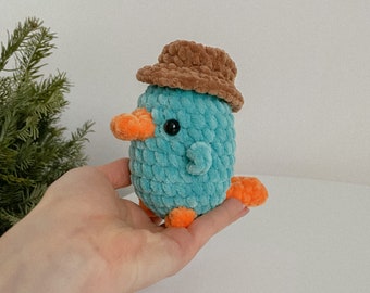 Handmade Plush Crochet Platypus Amigurumi Toy