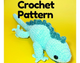 Finn the Iguana: Crochet Pattern File