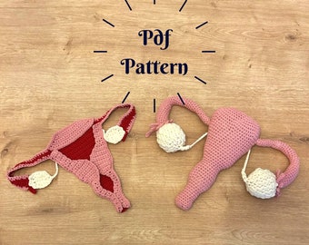 Crochet Uterus Pattern for Midwife Education