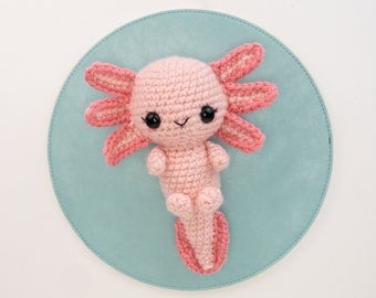 Amelia the Axolotl: Amigurumi Crochet Pattern PDF
