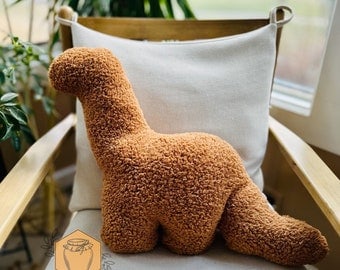 Dino Nugget Plush Pillow: Crochet Pattern