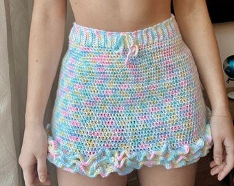 Massena Boho Crochet Skirt Pattern: Beach/Mini Style