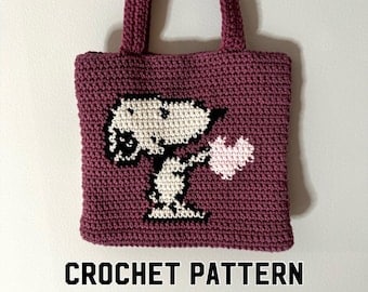 Snoopy Inspired Crochet Bag Pattern