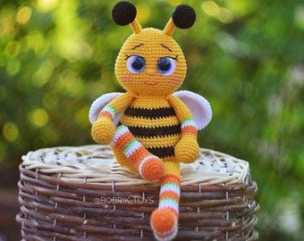 Bee Amigurumi Crochet Pattern: Baby Bee PDF