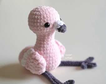 Flora Flamingo DIY Crochet Pattern for Beginners