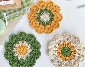 Delicate DIY Tea Party Crochet Coaster Pattern
