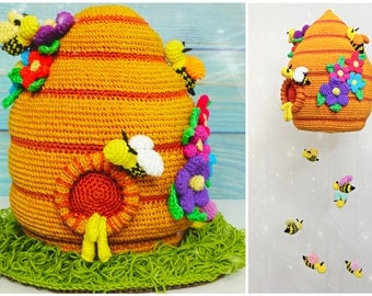 Beehive Crochet Pattern for Table Décor/Mobile