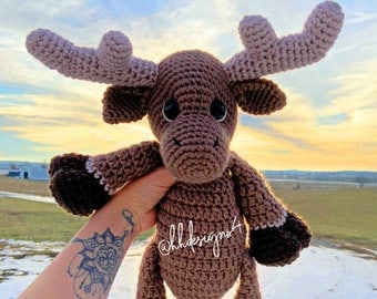 Cuddle Moose Crochet Pattern - PDF Only