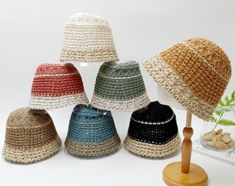 Cotton Crochet Bucket Hat for Women: Spring Essential