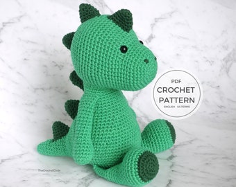 Crochet Dinosaur Amigurumi Plush Toy Pattern