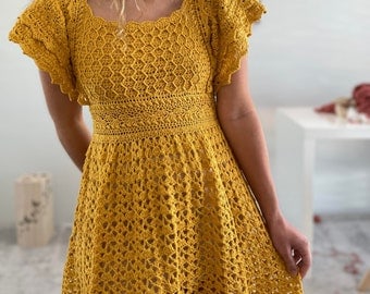 Aviva Dress: Unique Crochet Pattern
